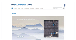 Desktop Screenshot of climbers-club.co.uk