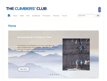 Tablet Screenshot of climbers-club.co.uk